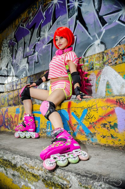 Pink Roller Girl